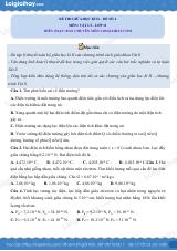 Đề thi giữa học kì 2 Vật lí 11 Kết nối tri thức - Đề số 4